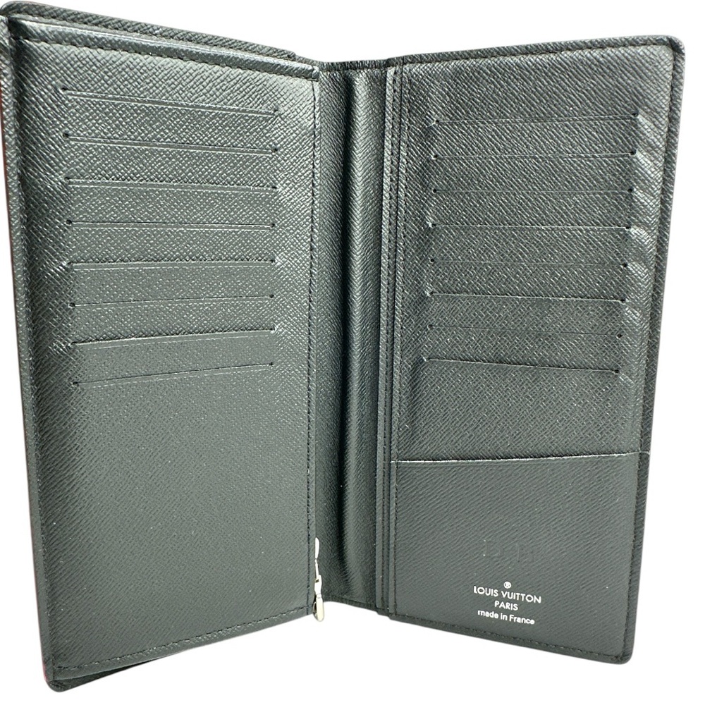 Louis Vuitton Multi Damier Graphite Brazza Alps Sticker Wallet Black Multicolor - Picture 14 of 16